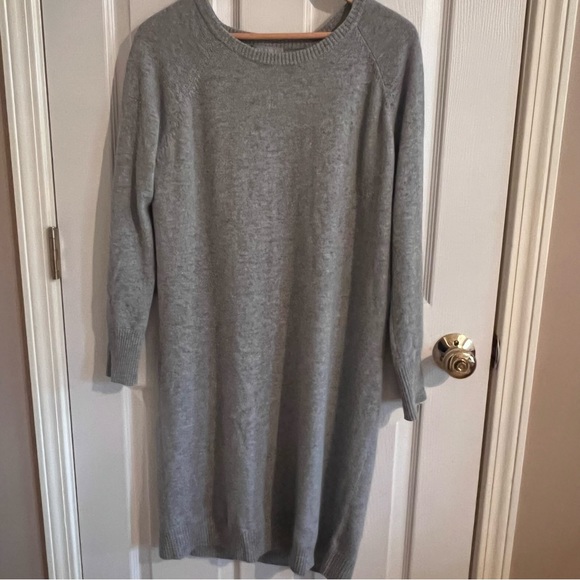 Cashmere Tunic Dress by Pure Collection Grey Sz. M - Picture 7 of 7